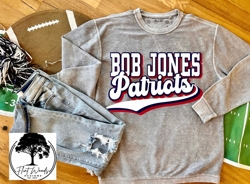 Bob Jones Patriots Corded Crew