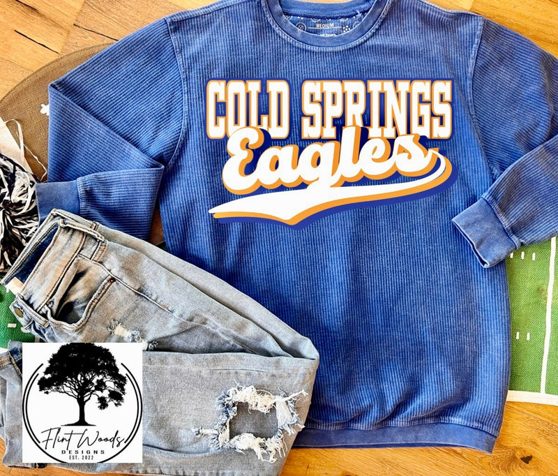 Cold Springs Eagles Corded Crew