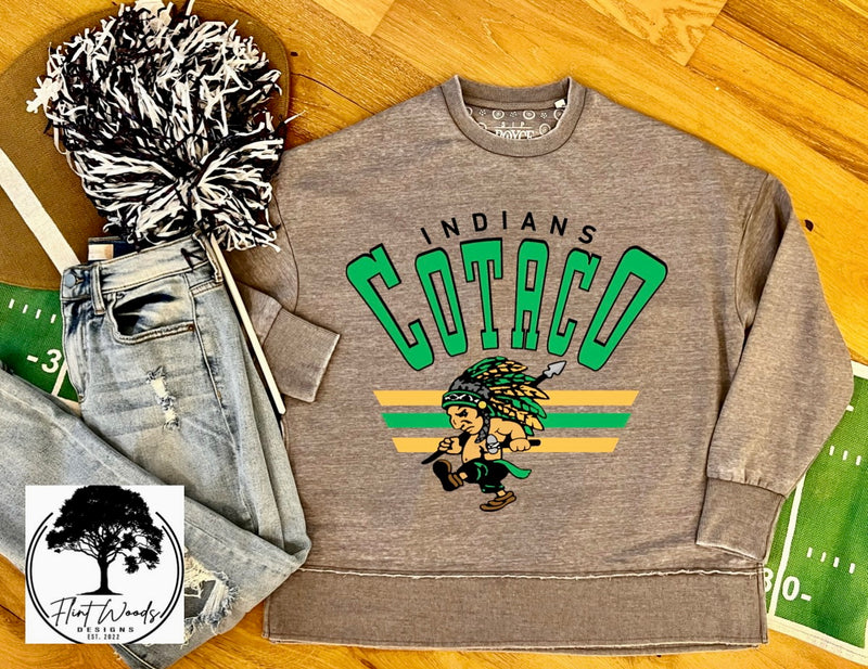 Cotaco Indians Mascot Sweatshirt