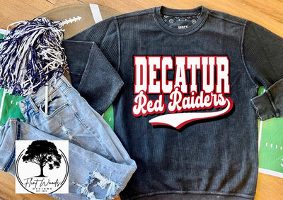 Decatur Red Raiders Corded Crew Sweatshirt