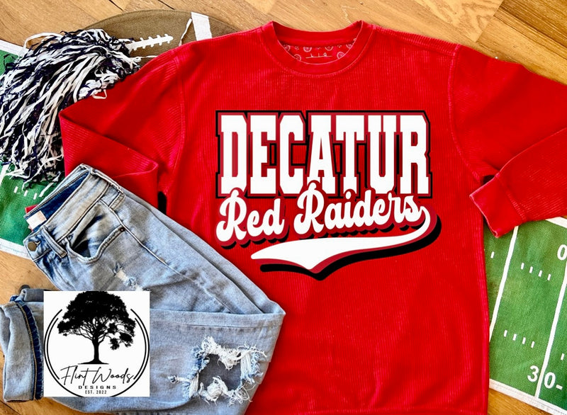 Decatur Red Raiders Corded Crew Sweatshirt