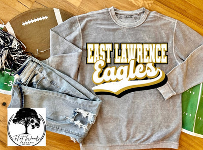 East Lawrence Eagles Corded Crew Sweatshirt