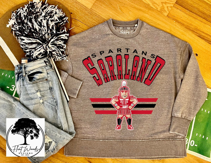 Saraland Spartans Mascot Sweatshirt
