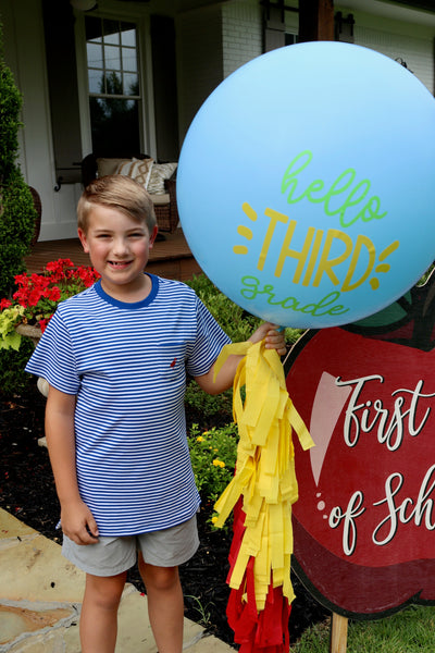 TWO for $60 Deal Jumbo Balloons with Personalization and Tassels
