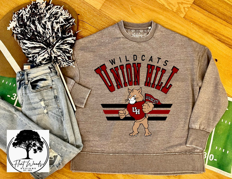 Union Hill Wildcats Mascot Sweatshirt