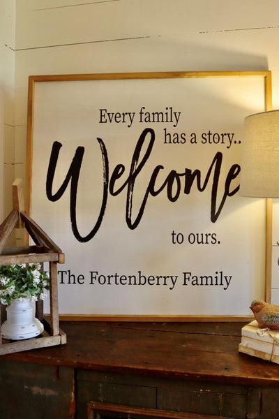 Every family has a story...welcome to ours