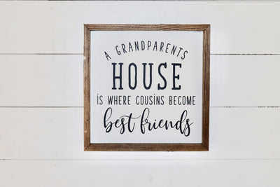 Grandparents House Sign