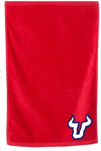 Bulls Hand Towel with Logo
